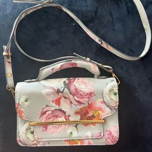 Love and Lore Floral Women's cross body Bag with Gold Accent